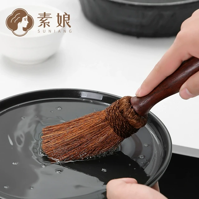 素娘 椰棕锅刷正宗 不粘油洗锅刷子刷锅神器厨房洗碗碟刷炊帚老式