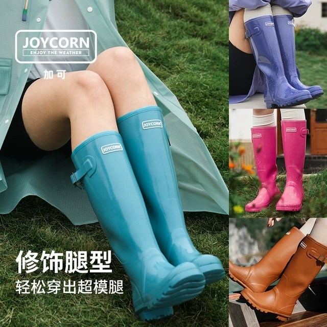 Joycorn加可雨鞋男女款经典惠灵顿雨靴防水胶鞋防滑长筒靴骑士靴