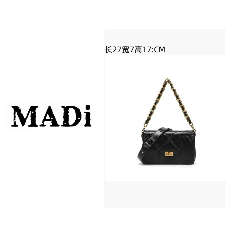 MADI/原创设计上新小香风小众时尚气质复古单肩斜挎腋下包
