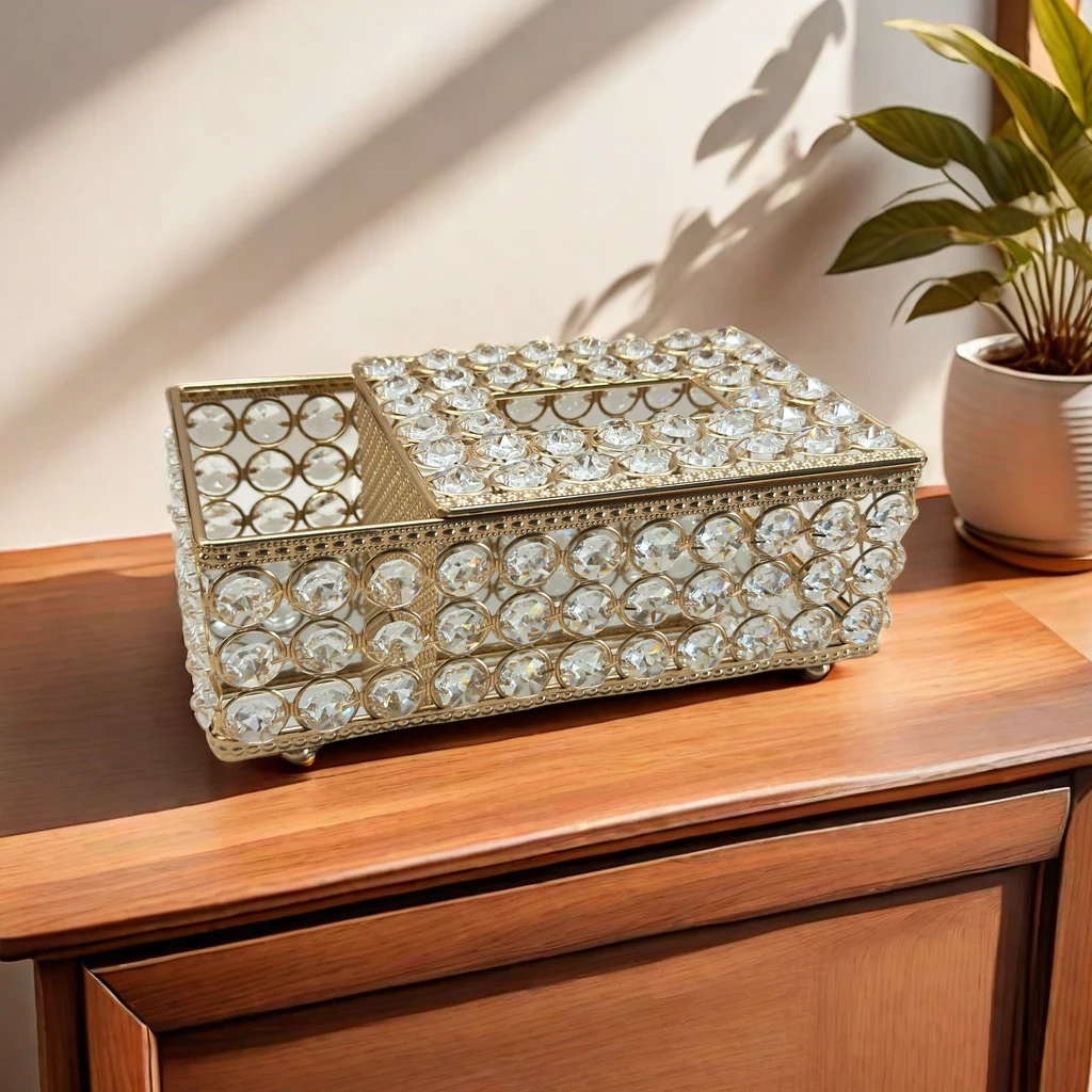 S轻奢高级多功能抽纸盒家用客厅纸巾盒卧室床头柜纸巾盒收纳罐