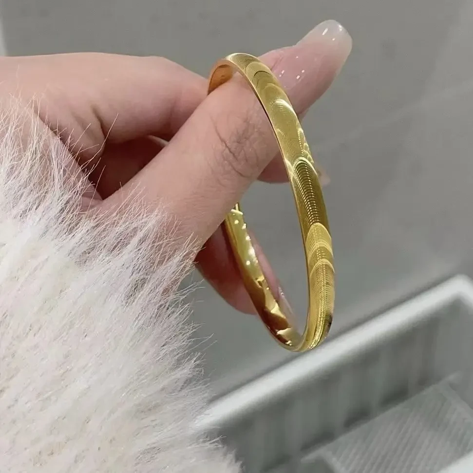 足银手镯 猫眼手镯轻奢时尚精美经典百搭