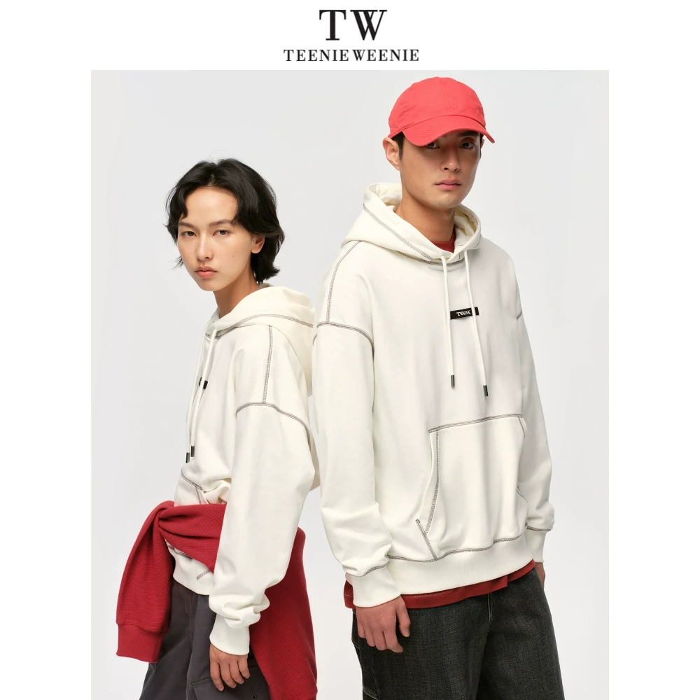 TeenieWeenie小熊男连帽卫衣TWGX新款学院设计感上衣TNMW256405U