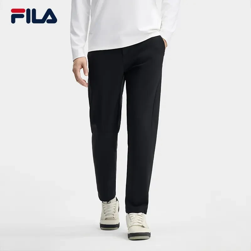 FILA斐乐运动长裤男士商务休闲2025年春季新款休闲裤F11M512603F