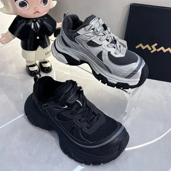 <玛莎玛索>秋冬加绒57-202时尚ins复古软底老爹鞋