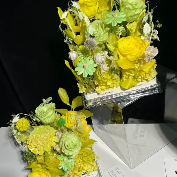 永生花花盒适合多种节日送女友闺蜜生日礼物