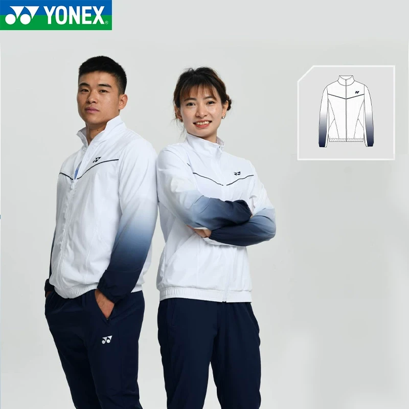 25年新款YONEX尤尼克斯羽毛球服男女款运动上衣透气速干150015BCR