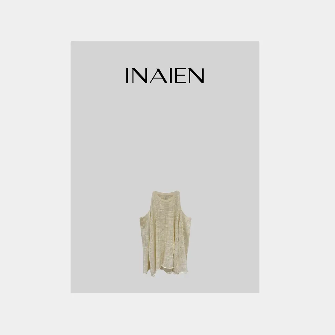 【INAIEN】线上款“夏日焦点”露肩罩衫 Y5001