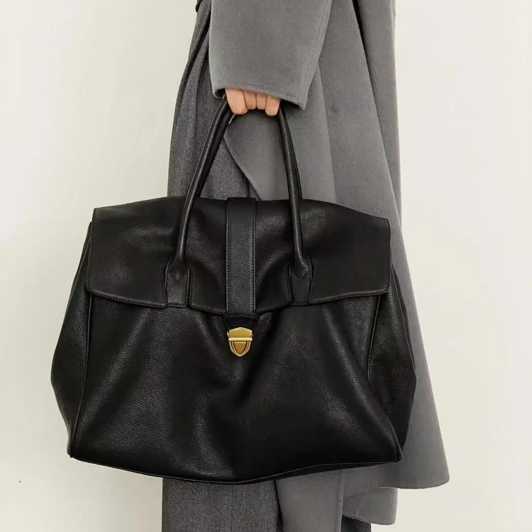 【熹仕】慵懒复古大容量通勤手提托特包包