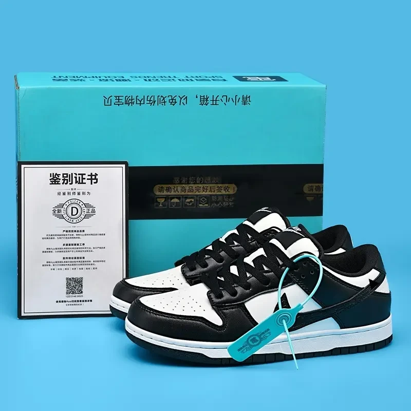 AJ鞋子2025新款黑白熊猫dunk男鞋透气运动鞋正品AJ1女鞋板鞋男