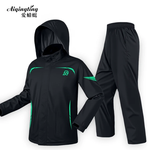 男款防暴雨摩托车骑行服分体式雨衣全身外穿套装外卖骑手成人专用