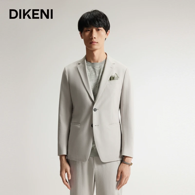 【新派简约】迪柯尼25春季男士易打理高级休闲便西服外套7F309G109