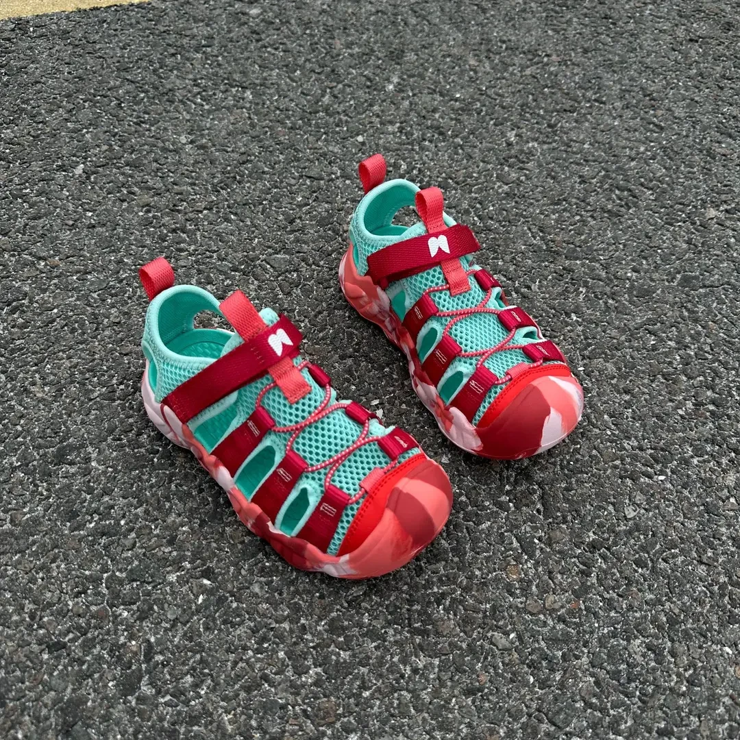 ABC儿童凉鞋女童新款夏款单网运动透气踩水户外沙滩鞋溯溪凉鞋