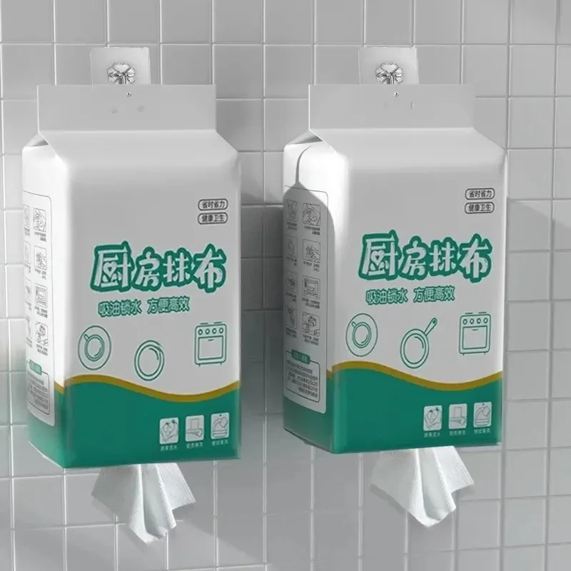 【福利】厨房专用悬挂式抹布一次性强力去污干湿两用清洁厨房专用纸
