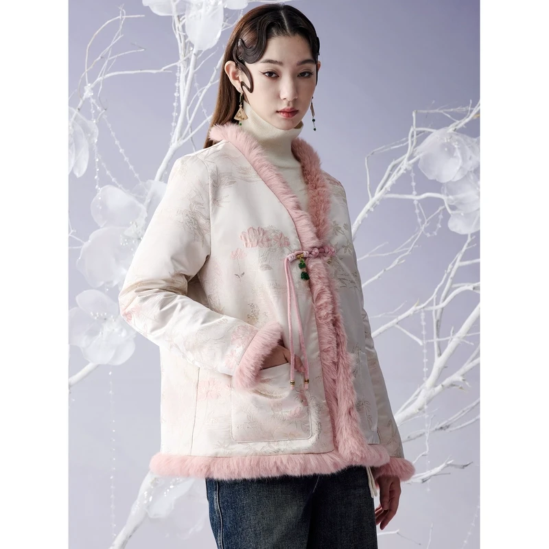 【千颂妮专享】菀草壹雀妖系列2024冬季新款羽绒服Y03511453