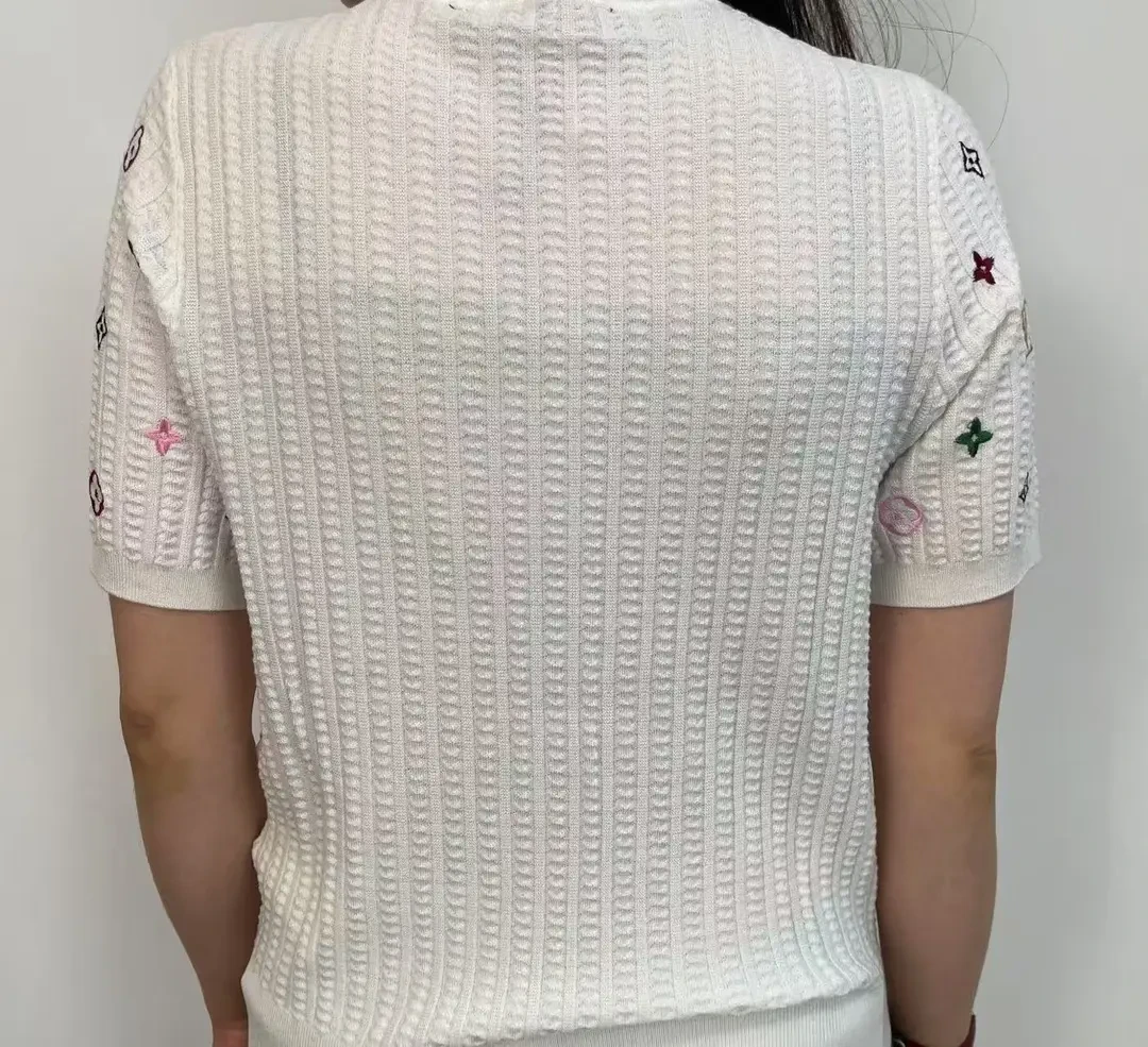 540（TICDRR）25款 夏季 出街 百搭 透气针织短袖