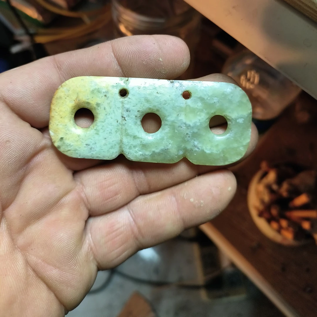 河磨奇石璧形器型件