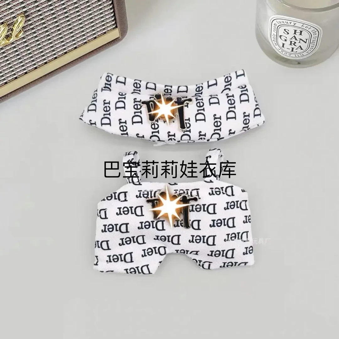 适用Labubu坐坐派对一二三代的毛绒娃衣