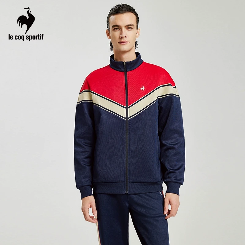 乐卡克春秋季男女运动休闲立领开衫外套拉链上衣CB-5546233