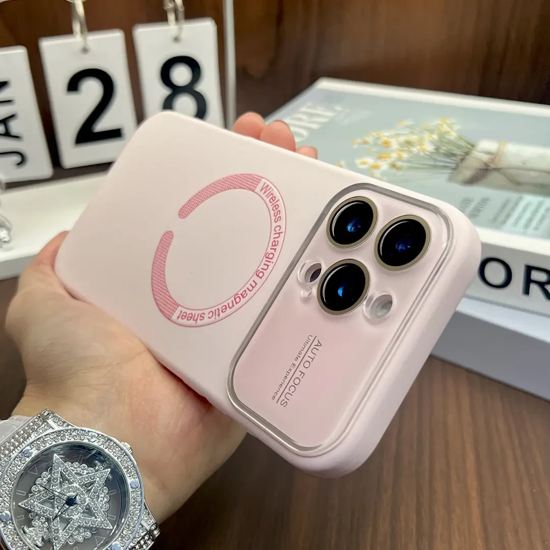 大视窗液态硅胶适用iPhone16promax手机壳苹果15p高级感纯色14/13