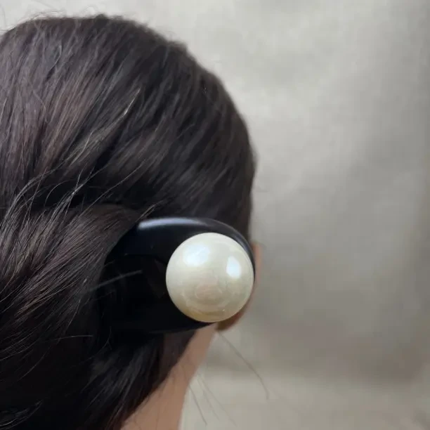 头饰中国风女简约风气质复古时尚发簪男女通用珠珠