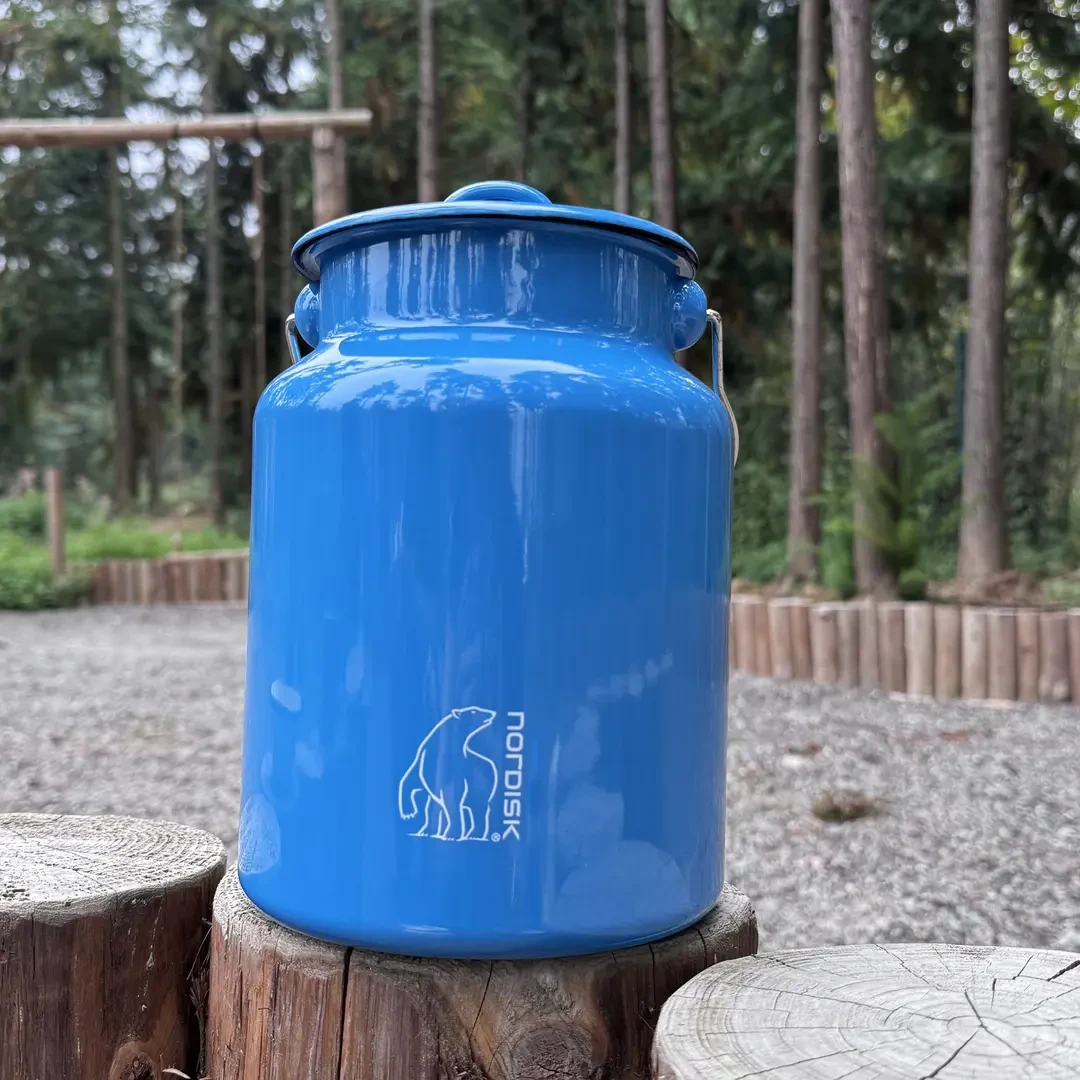 3L大白熊珐琅搪瓷牛奶桶