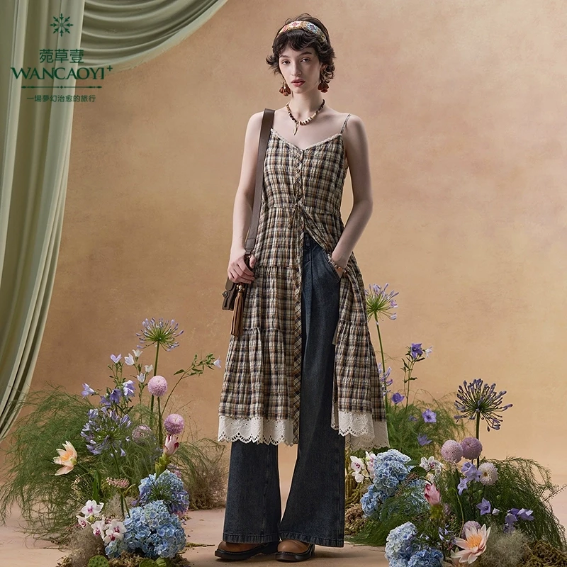 【商场同款】【情调文艺】菀壹2025春季新款露丽风连衣裙Q03000511