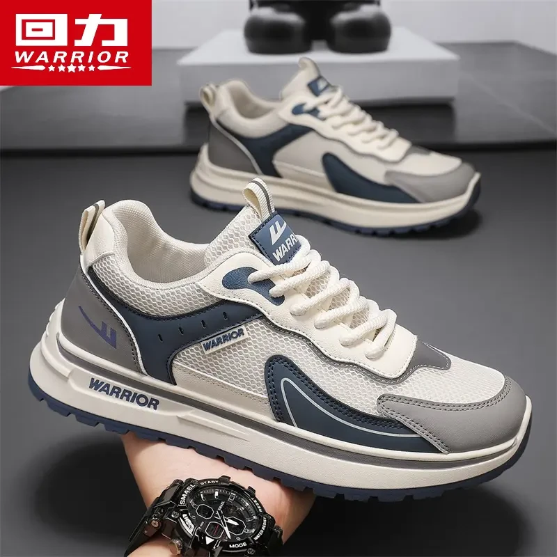 回力男鞋2025夏季新款网红爆款网面运动休闲跑步鞋厚底增高老爹鞋