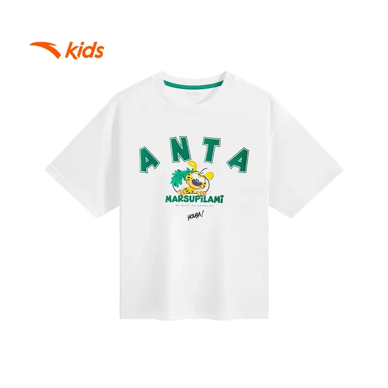 【安踏儿童】男夏季欧若风百搭上衣春夏圆领儿童运动儿童352528111