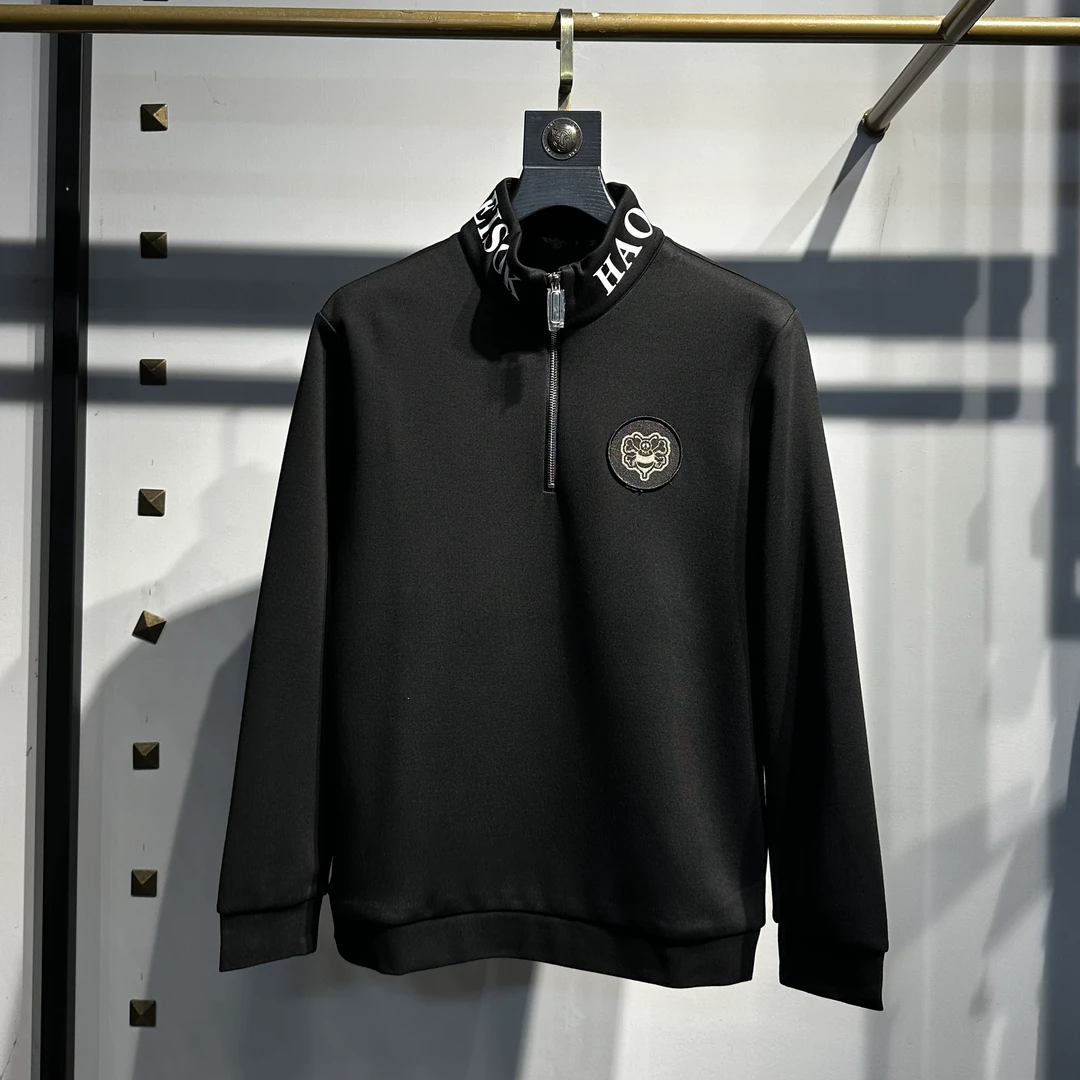 MD秋冬加厚磨毛/半高领拉链高品质卫衣（82002）