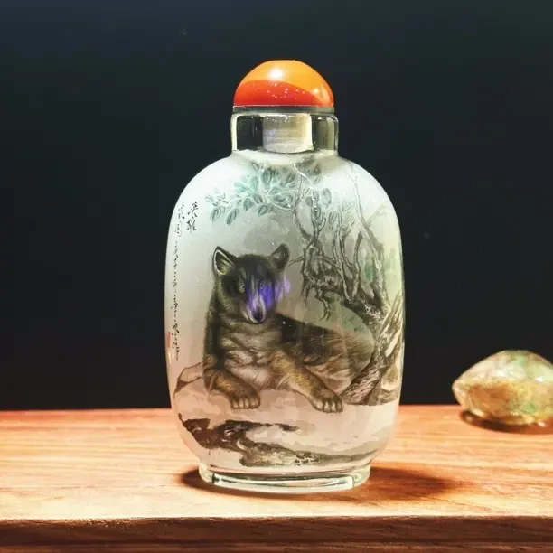 非遗内画鼻烟壶《英雄》9✖️5