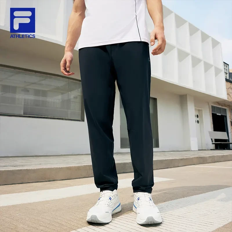 Fila/斐乐男子夏季【 冰晶六棱格全能 】速干运动休闲裤A51M521612A