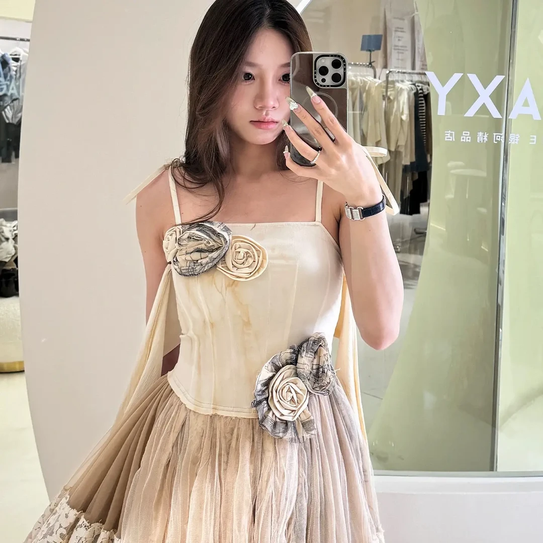 By Cookie H.优雅好看休闲吊带裙连衣裙袖套GalaxyBoutique买手店