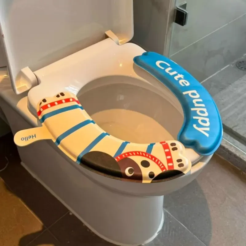 可爱卡通春夏马桶垫可擦洗马桶圈家用卫生间坐便器垫子四季马桶套