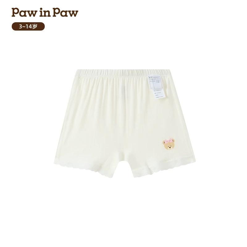 PawinPaw卡通小熊童装25年春夏新款女童短裤打底裤透气PCMQFS521E