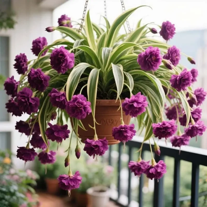 【驱蚊虫】金心香水吊兰浓香型金边大花型新手好养活开花盆栽花卉