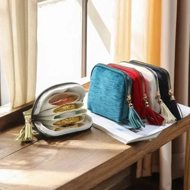 2025新款胡彦斌同款首饰包包手饰项链手串多层收纳盒包便携收纳包