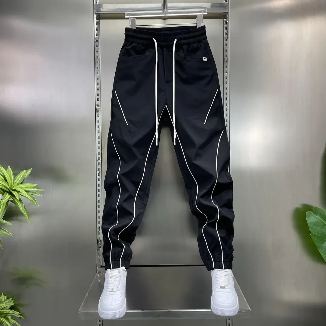 2025春夏款运动休闲时尚户外百搭潮流舒适宽松潮牌高档弹力冲锋裤
