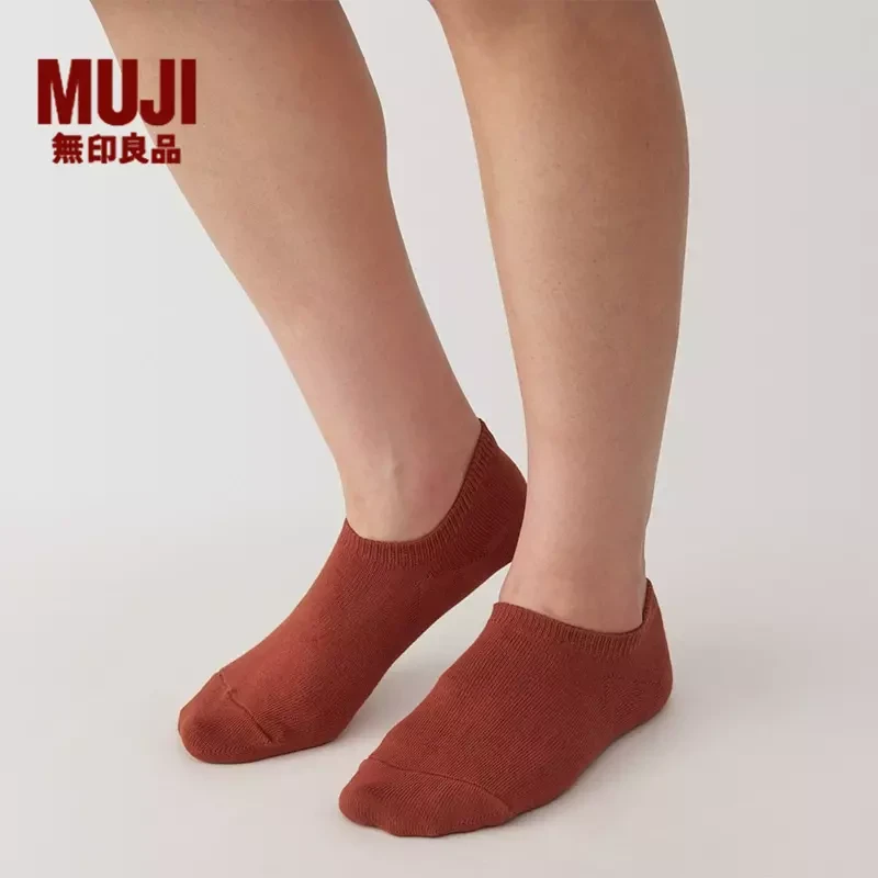 无印良品 MUJI 女式 合脚直角 运动船袜 短袜女款隐形袜浅口