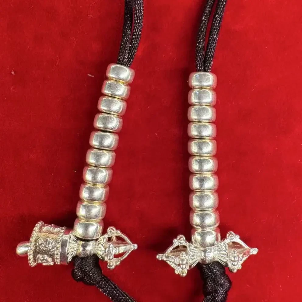 足银银制品 纯银藏式念珠计数珠坠链轻奢复古精致