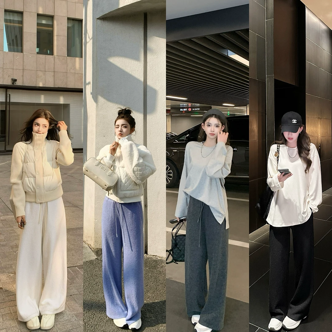 “半永久羊毛裤”早春高克重澳洲美丽奴羊毛高级垂坠百搭羊毛裤