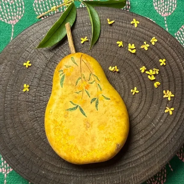 桂花酿葫芦｜葫灵子手工葫芦烙画墨刻