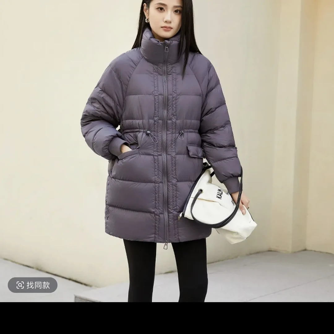 【丹丹】中长款收腰显瘦百搭款