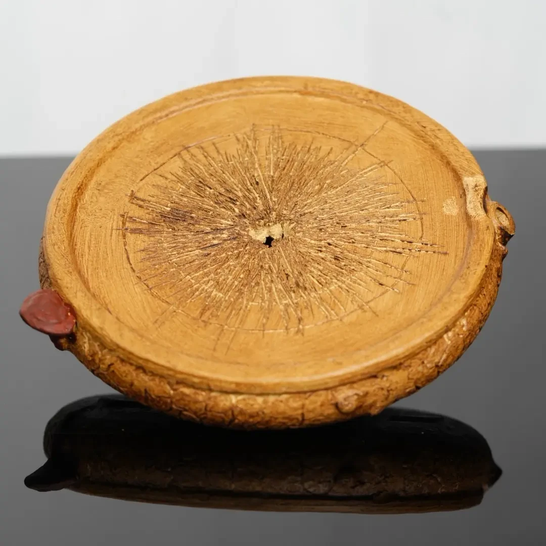 紫砂壶 灵芝壶承XF 078DY