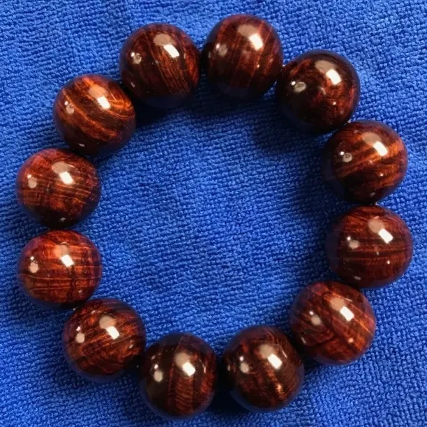 海南黄花梨紫油梨龙胆凤尾泡面水波20mm