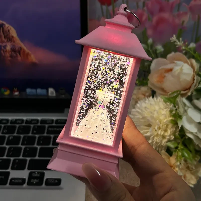 【白色婚纱】小夜灯电话亭发光氛围灯创意摆件送女孩高级礼物F531