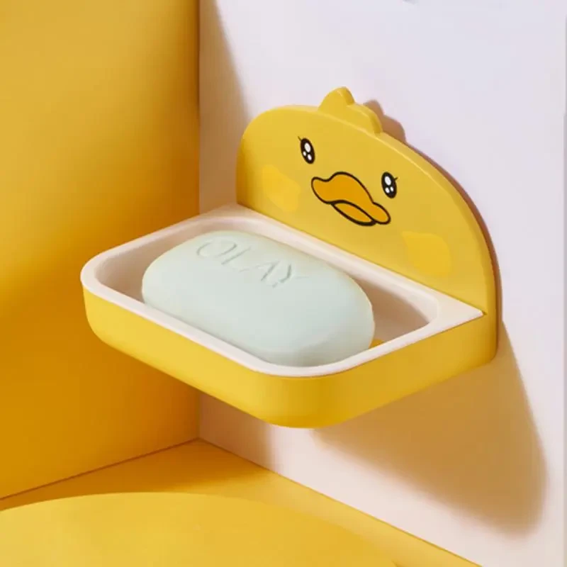 免打孔卡通壁挂式浴室置物肥皂盒儿童创意肥皂架香皂盒卫生间