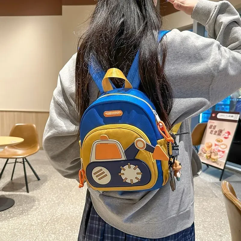 双肩包男孩幼儿园宝宝儿童入学书包可爱新款卡通小汽车轻便背包