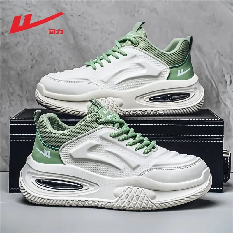 回力男鞋子秋季2025新款减震运动休闲鞋厚底增高老爹鞋青少年潮鞋