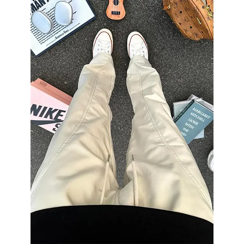 硬壳修身冲锋裤男款冬季加绒加厚三防斜切裤子微喇户外滑雪爬山裤