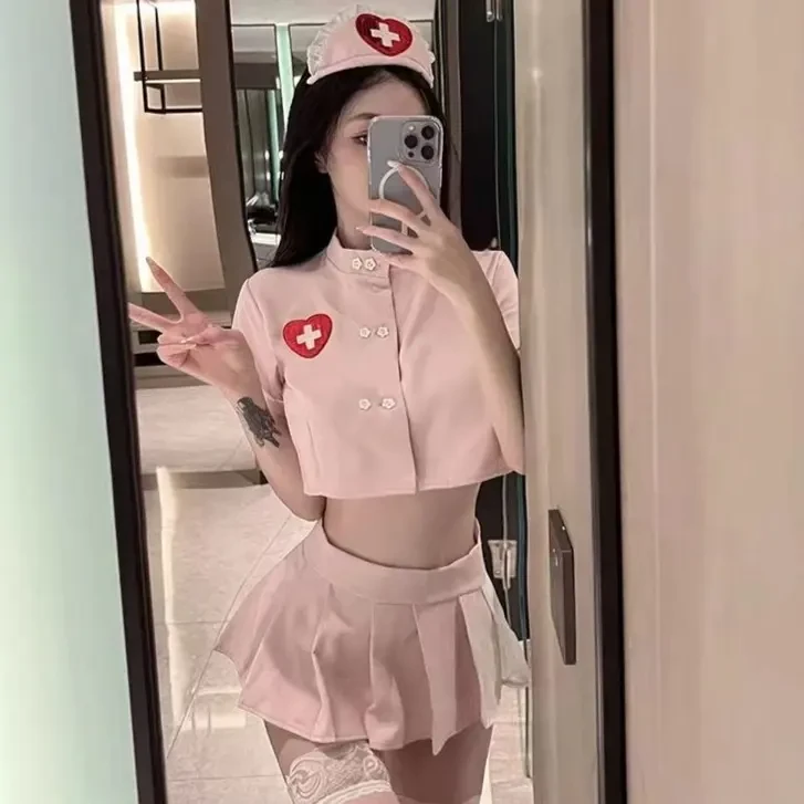 日系显瘦JK制服套装女2024新款辣妹水手服学院风性感百褶裙气质款